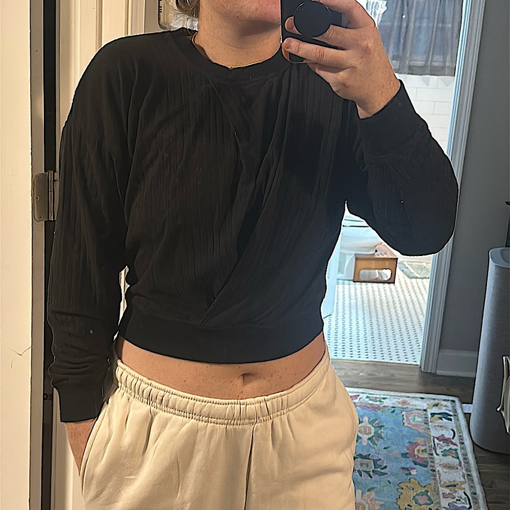 Bishop + Young Black Long Sleeve Top